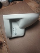 Miska wisząca WC bezkołnierzowa na budowę  czas remontu , uszczerbiony tył