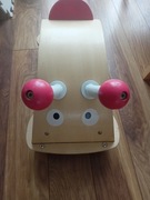 Hape jeździk autko biedronka żuczek drewniany 