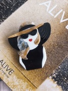 Sophia  broszka akryl 