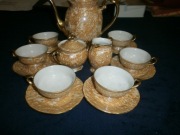 Serwis kawowy Tułowice marmurek