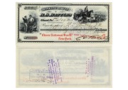 Czek NATIONAL BANK New York z 1915 roku