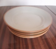 DUŻE PŁASKIE TALERZE Fi 24cm szt4 - Porcelit TUŁOWICE 