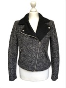 Wełniana kurtka ramoneska, H&M, M (38)