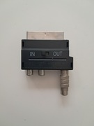 ADAPTER PRZEJŚCIÓWKA ZŁĄCZE EURO 3x RCA CINCH SVHS S-VIDEO PRZEŁĄCZNIK