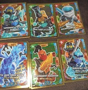 Lego Ninjago seria 7 karty limitowane 6 sztuk