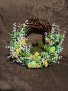 Wianek wielkanocny, odcienie zieleni