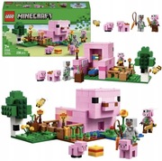 LEGO Minecraft 21268 Dom Prosiaczka Świnka Świnia Domek Pole Ogród Zombie