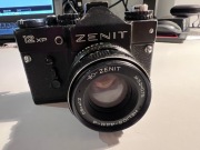 Aparat Zenit 12xp Helios-44M-4 M42 futerał ZSRR retro klasyk