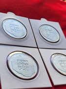 1 uncja srebra 1oz 4x moneta Mapka 1974 XXX - lecie prl 36g srebra