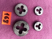 168. Zestaw 4 narzynek metrycznych M4 - M10, FWP