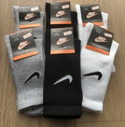 Skarpety Nike białe,czarne, szare 41-45