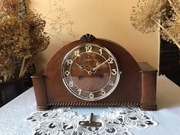 Zegar komodowy JUNGHANS 1935 jasny dąb art deco loft