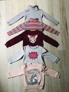 Bluzy + golfy, zestaw ubrań dla dziewczynki, rozm. 98