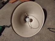 Klosz , lampa metalowa dawne lata 