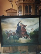 Obraz olejny "Szlachcic w opałach"