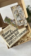 Box zestaw prezentowy: książki | Torba + Book Journal + Zakładka | HANDMADE