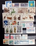 Znaczki polskie rok 1986 - 90 - "luzaki" - 10 szt 