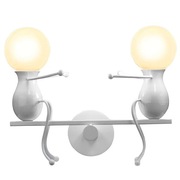 Kreatywna lampa ścienna w stylu art deco KAWELL Humanoid