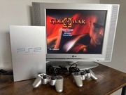 Konsola Sony PlayStation 2 SCPH-50004 FAT SILVER + PADY / Stan BDB