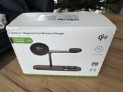 Magnetyczna ładowarka bezprzewodowa QI2 3 w 1 do iPhone AirPods Apple Watch