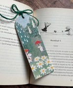 Drewniana zakładka do książek Muminki prezent na urodziny 