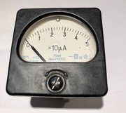 Mikroamperomierz 10-50uA galwanometr vintage M1400