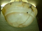 Ampla art deco -alabaster