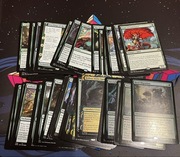 MTG Magic the Gathering zestaw 66 kart zielonych green Foil mythic R itp