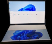 Laptop N100 Quad Core 16GB RAM, dual screen, dotykowy, PRAWIE NOWY