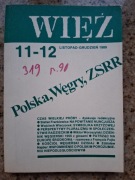 Więź nr 373-374 (11-12/1989) W. Woroszylski - Dziennik węgierski; Z. Najder