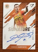 Karty ekstraklasy Damian Dąbrowski autograf 2 level