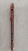 Markowy flet vintage z Niemiec drewniany Hohner
