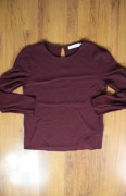 Bluzka Samsoe Samsoe r. XS bordowa damska wiskozowa dł rękaw 