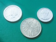 JAMAJKA Zestaw 3 monet 1 5 10 Cents Dollars 1969 1996 2012 K2