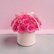 Flower box, bukiet zapachowych kwiatów mydlanych w pudełku 21szt