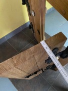 Drzwi dębowe do wędzarni, grilla, pieca