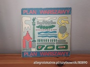 plan warszawy. 1971