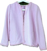 Żakiet CHANELKA. Zimny róż. Roz. 38/40, M/L