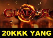 GLADOR YANG 20KKK YANG 20 WON 20000KK YANG YANGI WONY NOWY SERWER GLADORMT2