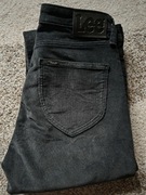 Lee MARION STRAIGHT Black KLASYCZNE DAMSKIE CZARNE PROSTE SZTRUKS W27 L31