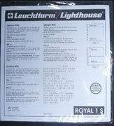 Leuchtturm - Czarne strony / karty Royal 1S (265x245mm), nowe
