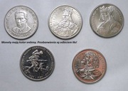 20 + 100 + 2x500 + 10 000zł. monety z przed denominacji  OKAZJA!