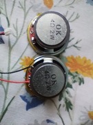 2 x mini głosniczki 4 ohm 2 W