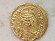 Solidus Mauricius Tiberius 582-601 Bizancjum złota moneta