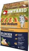 Ontario Adult Medium Chicken & Potato 2,25Kg, kurczak