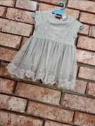 H&M szara sukienka tiulowa 68