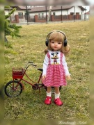 sukienka dla lalek Paola Reina 32cm amigas