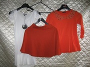 Biała Tunika, Bluzka i Spódnica R.S/M - Nowe