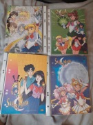 Unikat 4 x karteczka A5 z lat 90-tych Czarodziejka z Księżyca / segregator