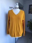 Musztardowy sweter Esmara – 78% wiskoza